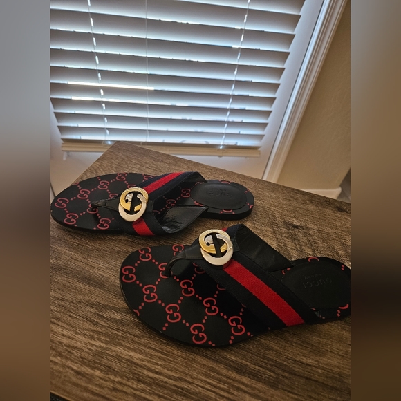 Gucci NS Nylon Sandals Size 34 - Picture 2 of 6